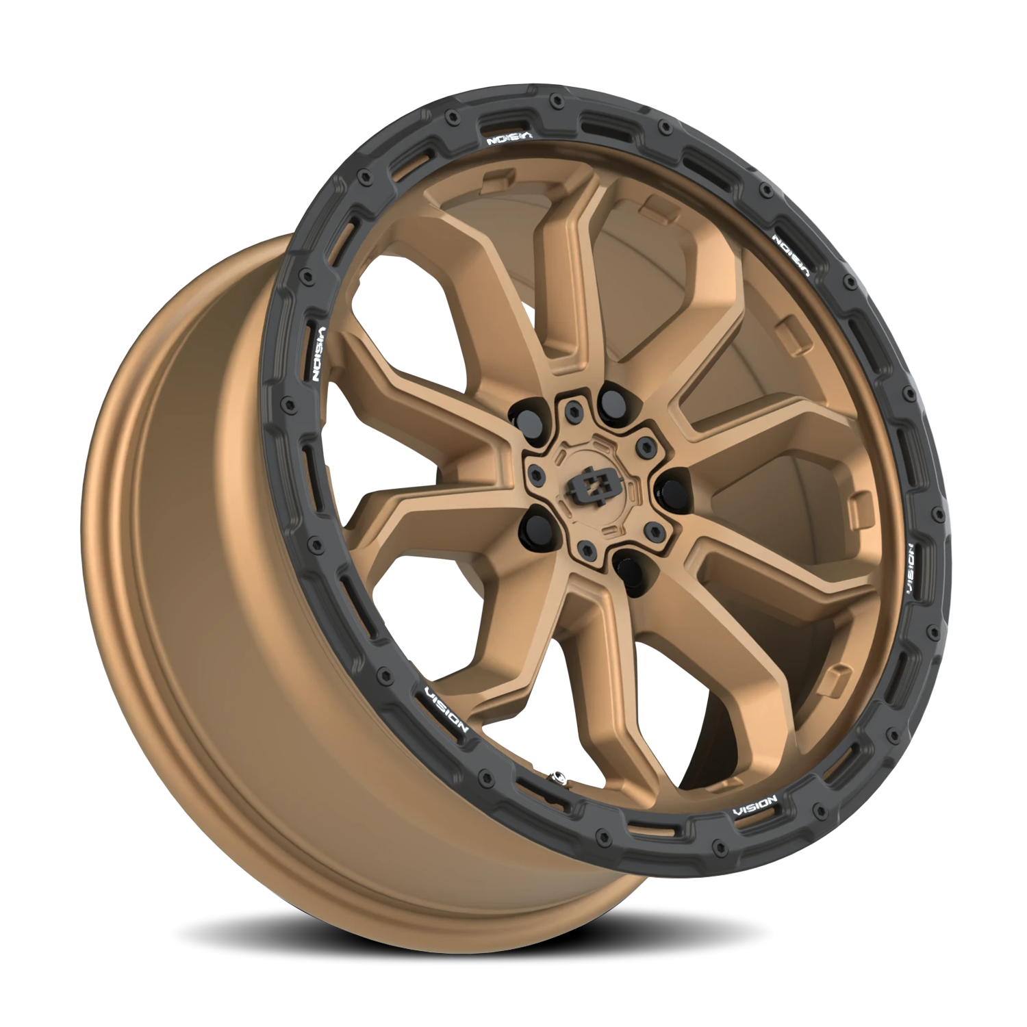 Vision Korupt 17X8 Satin Bronze Wheel