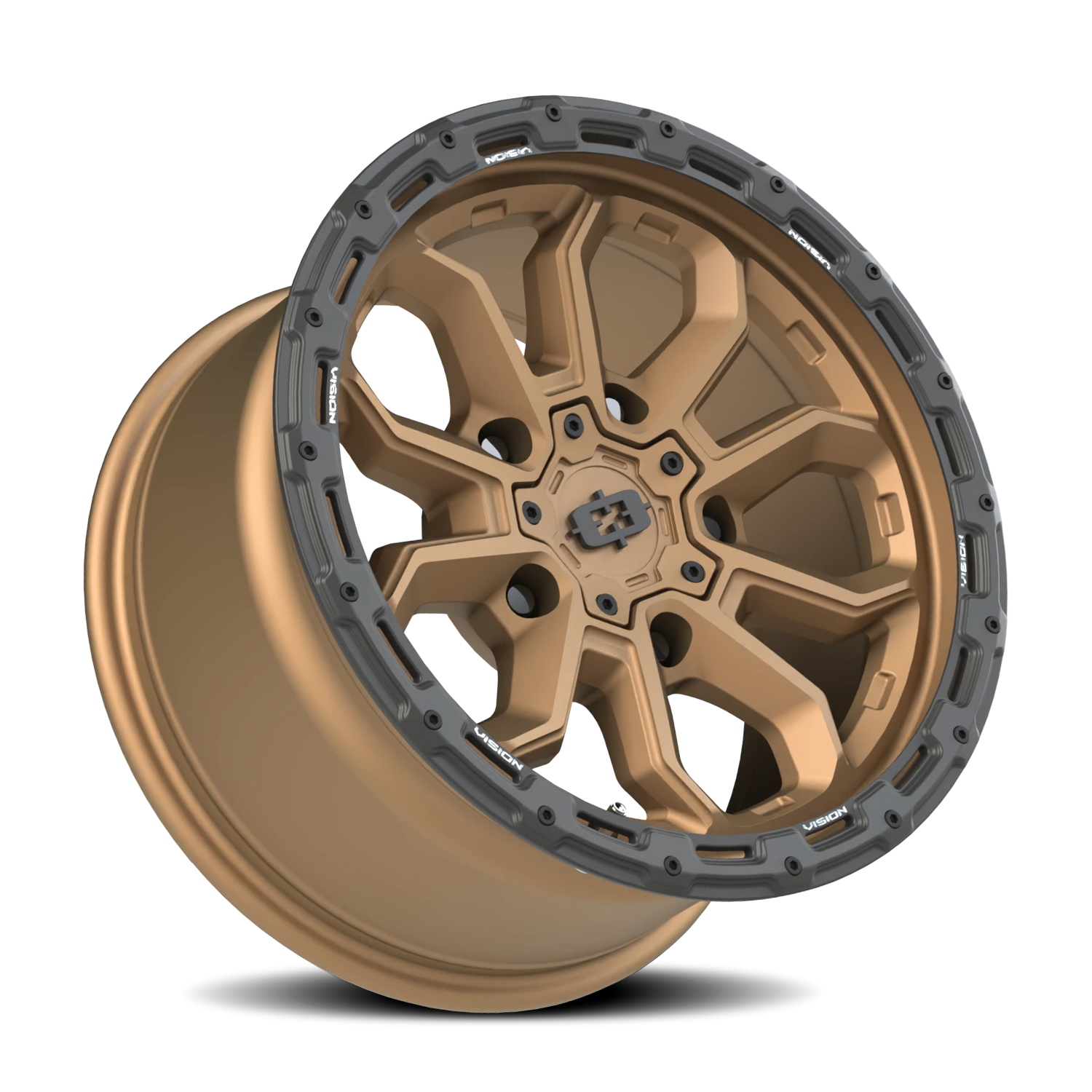 Vision Korupt 17X9 Satin Bronze Wheel