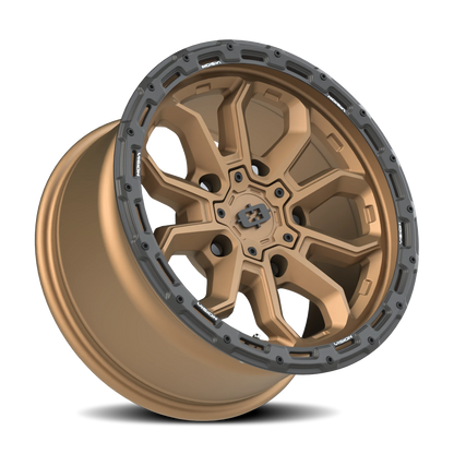 Vision Korupt 17X9 Satin Bronze Wheel