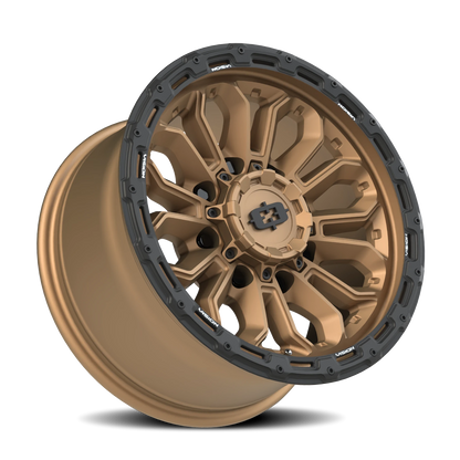 Vision Korupt 17X9 Satin Bronze Wheel