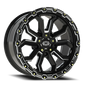 Vision Korupt 18X9 Gloss Black Milled Spoke Wheel