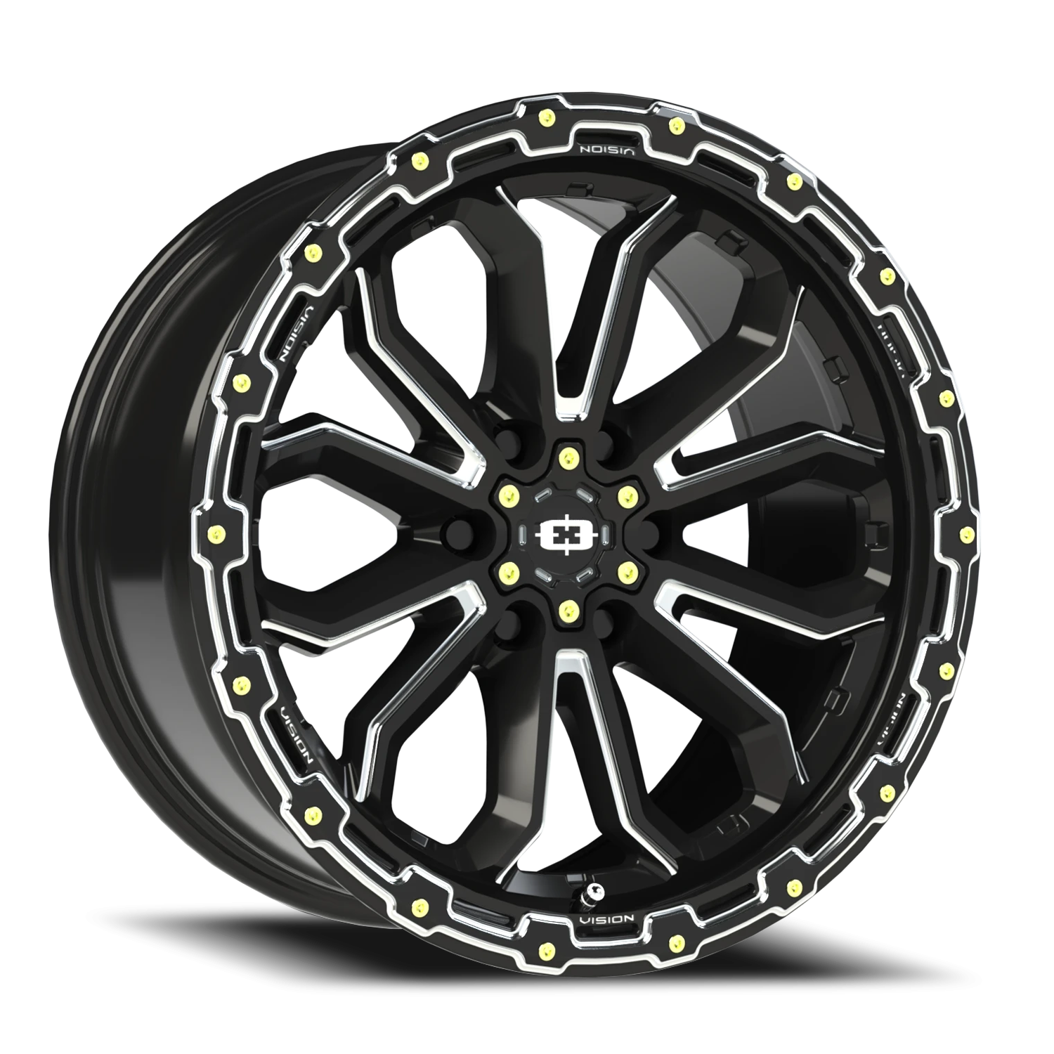 Vision Korupt 18X9 Gloss Black Milled Spoke Wheel