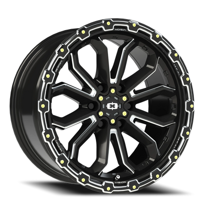 Vision Korupt 18X9 Gloss Black Milled Spoke Wheel