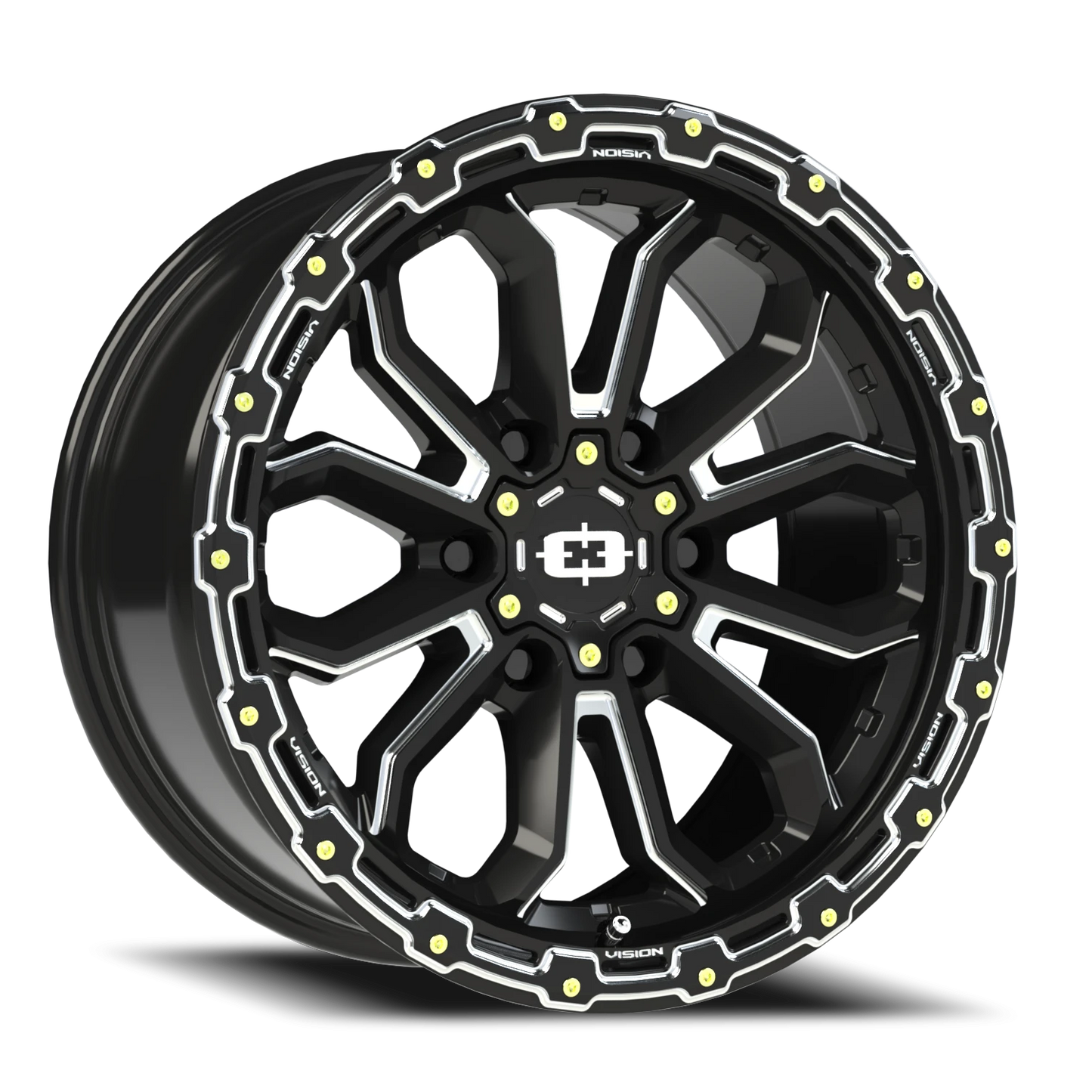Vision Korupt 18X9 Gloss Black Milled Spoke Wheel