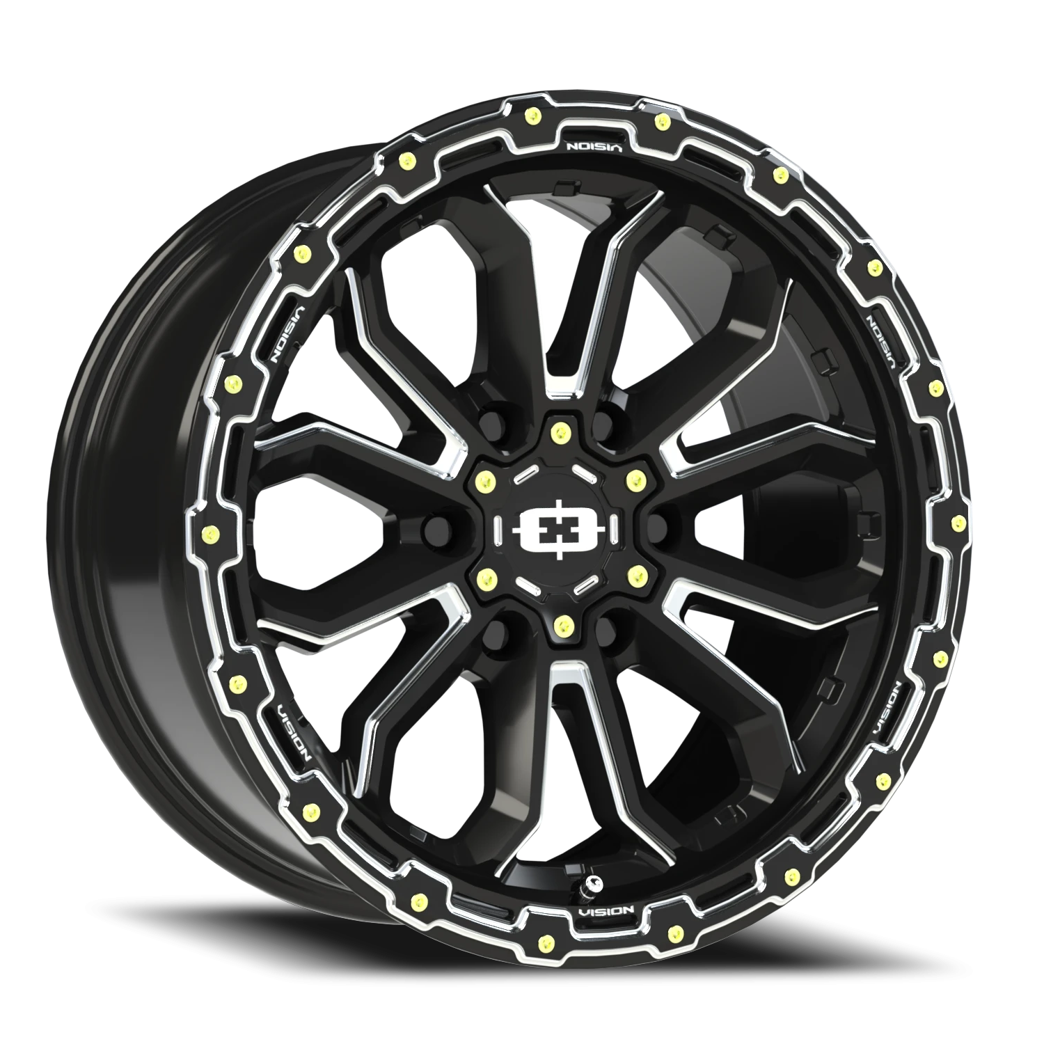 Vision Korupt 18X9 Gloss Black Milled Spoke Wheel
