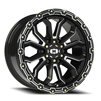 Vision Korupt 18X9 Gloss Black Milled Spoke Wheel