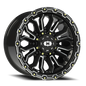 Vision Korupt 18X9 Gloss Black Milled Spoke Wheel