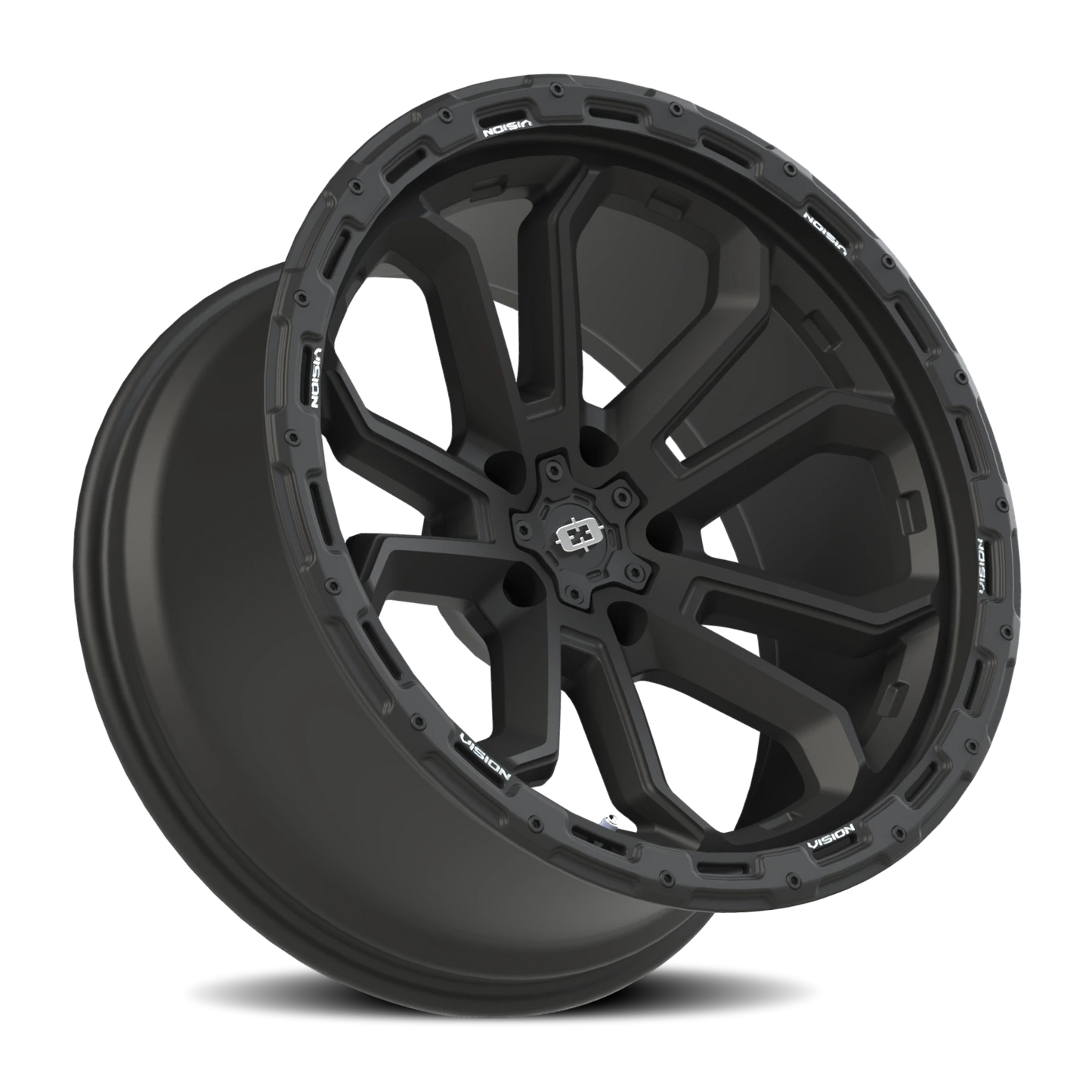 Vision Korupt 20X10 Satin Black Wheel