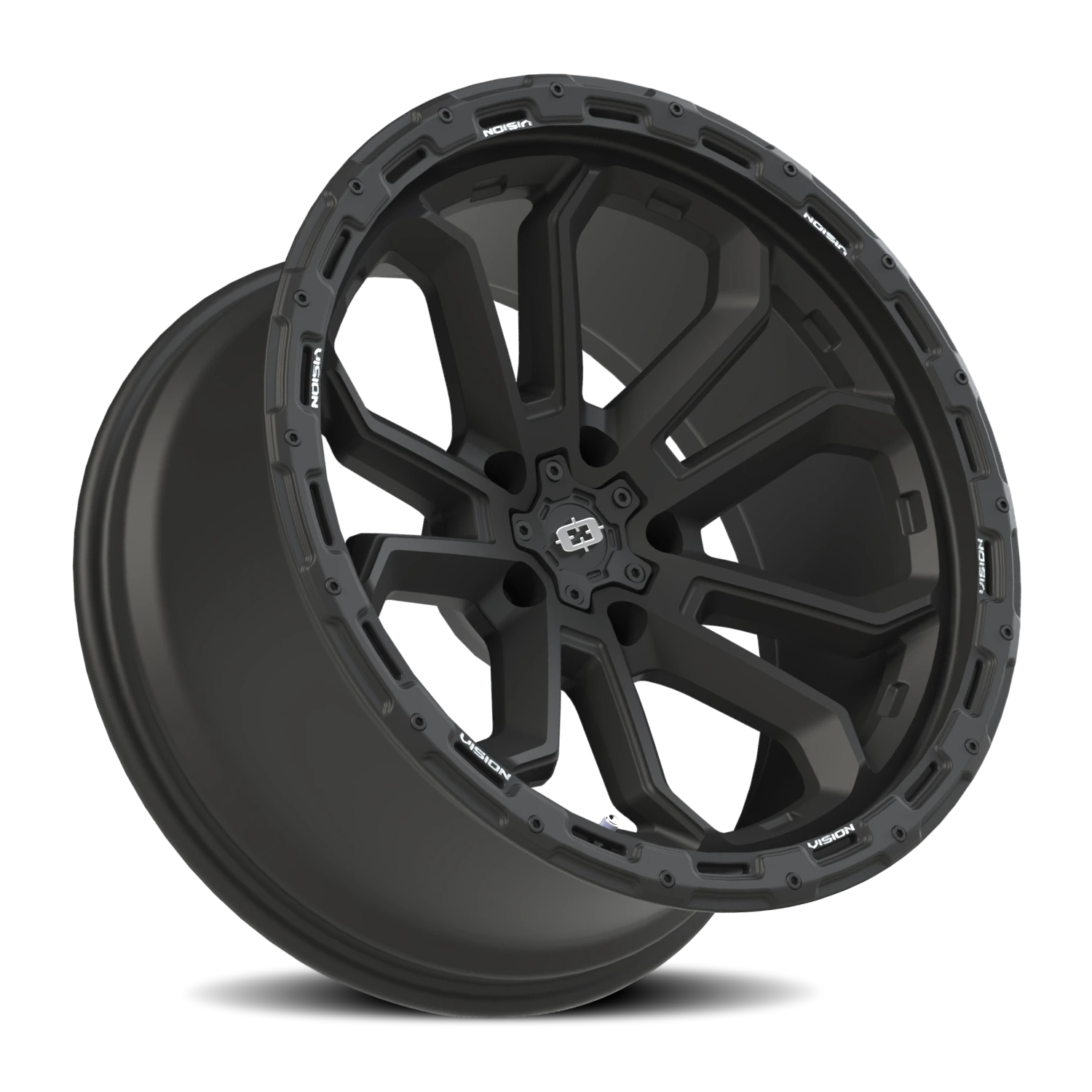 Vision Korupt 20X10 Satin Black Wheel
