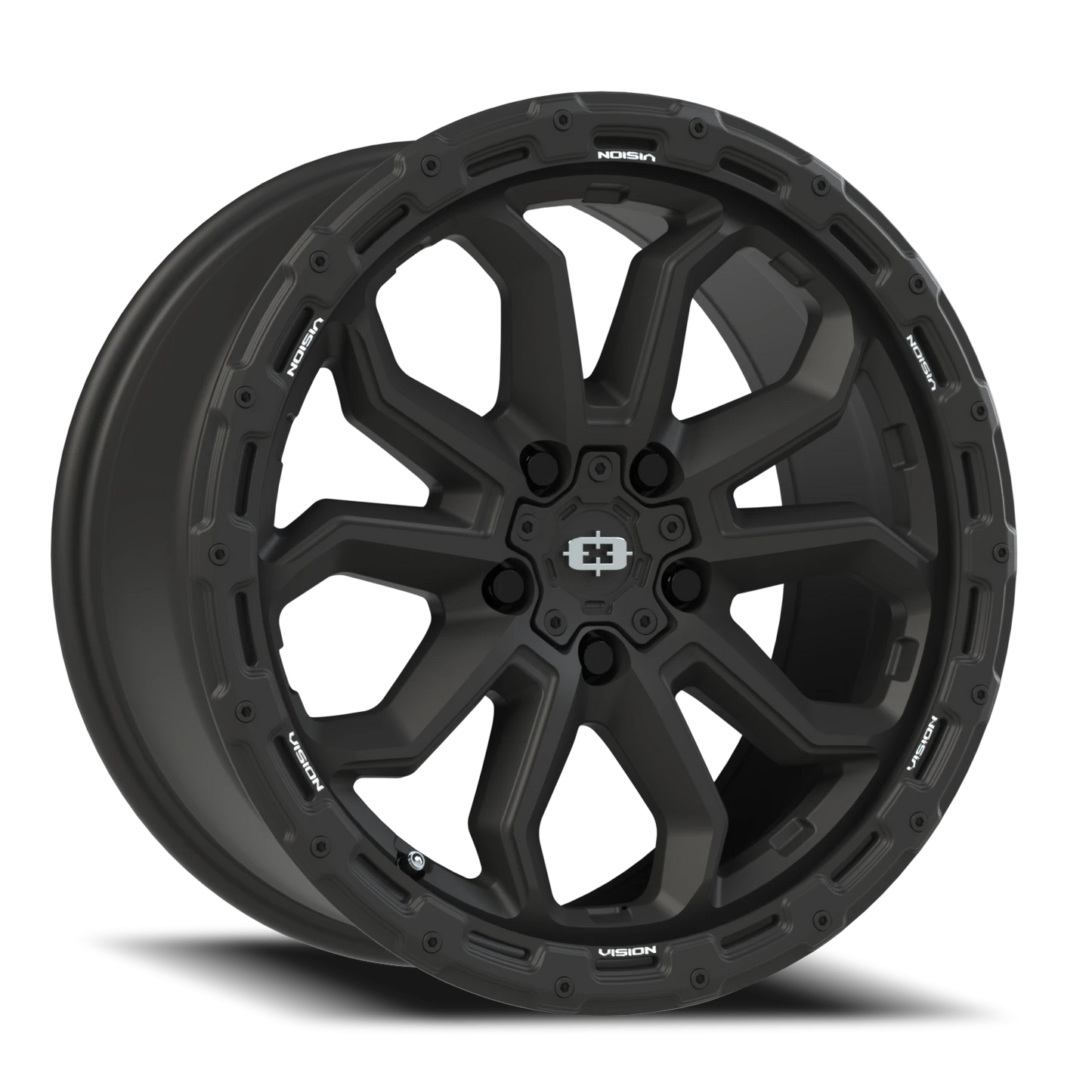 Vision Korupt 17X8 Satin Black Wheel