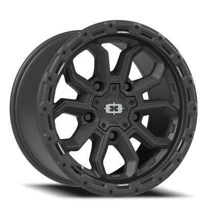 Vision Korupt 17X9 Satin Black Wheel