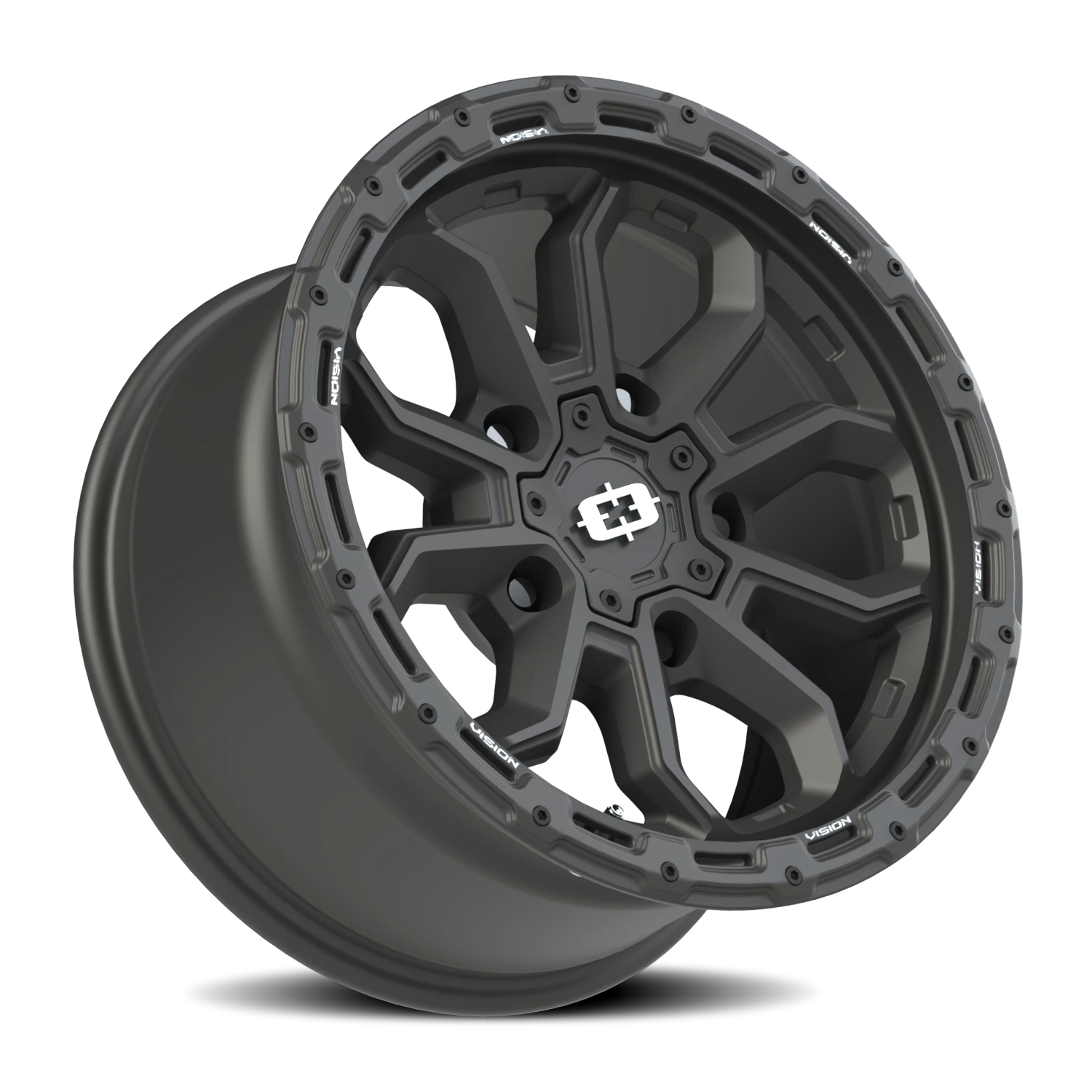 Vision Korupt 17X9 Satin Black Wheel