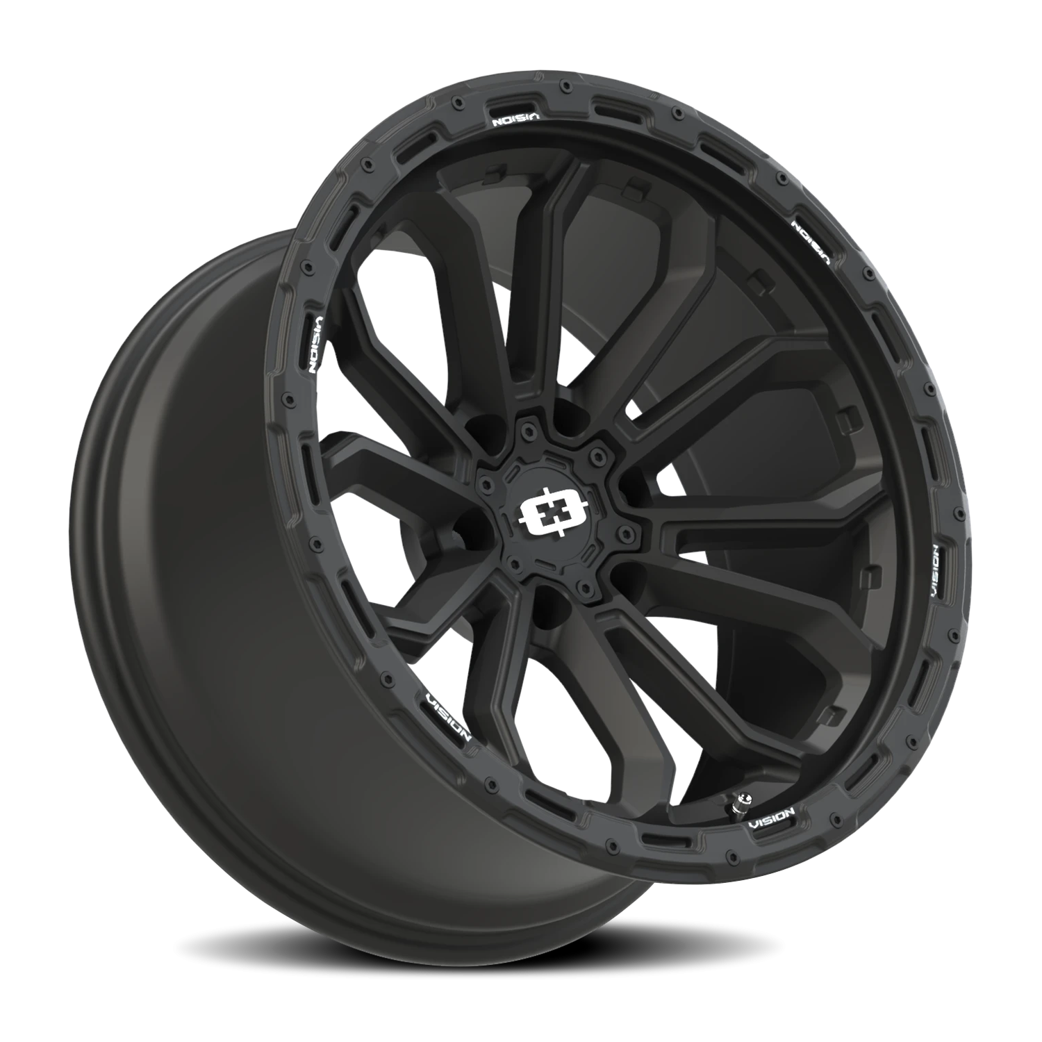 Vision Korupt 20X10 Satin Black Wheel