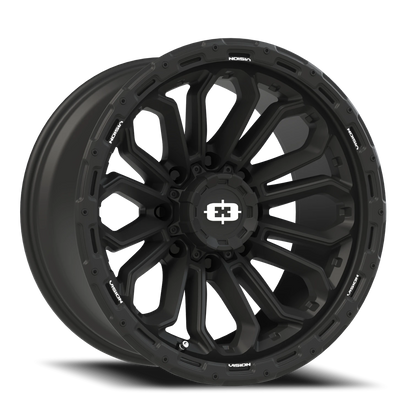Vision Korupt 20X10 Satin Black Wheel