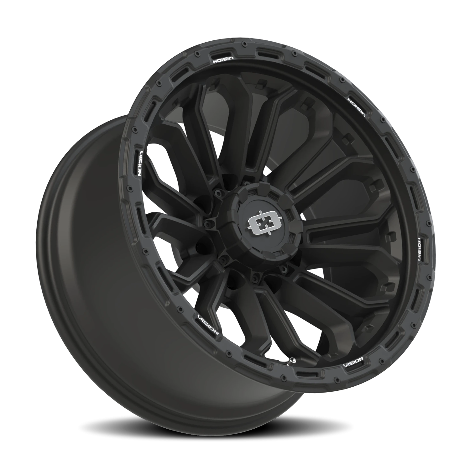 Vision Korupt 20X10 Satin Black Wheel