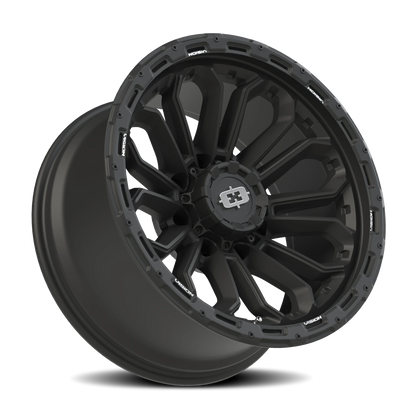 Vision Korupt 20X10 Satin Black Wheel