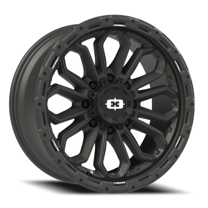 Vision Korupt 20X9 Satin Black Wheel