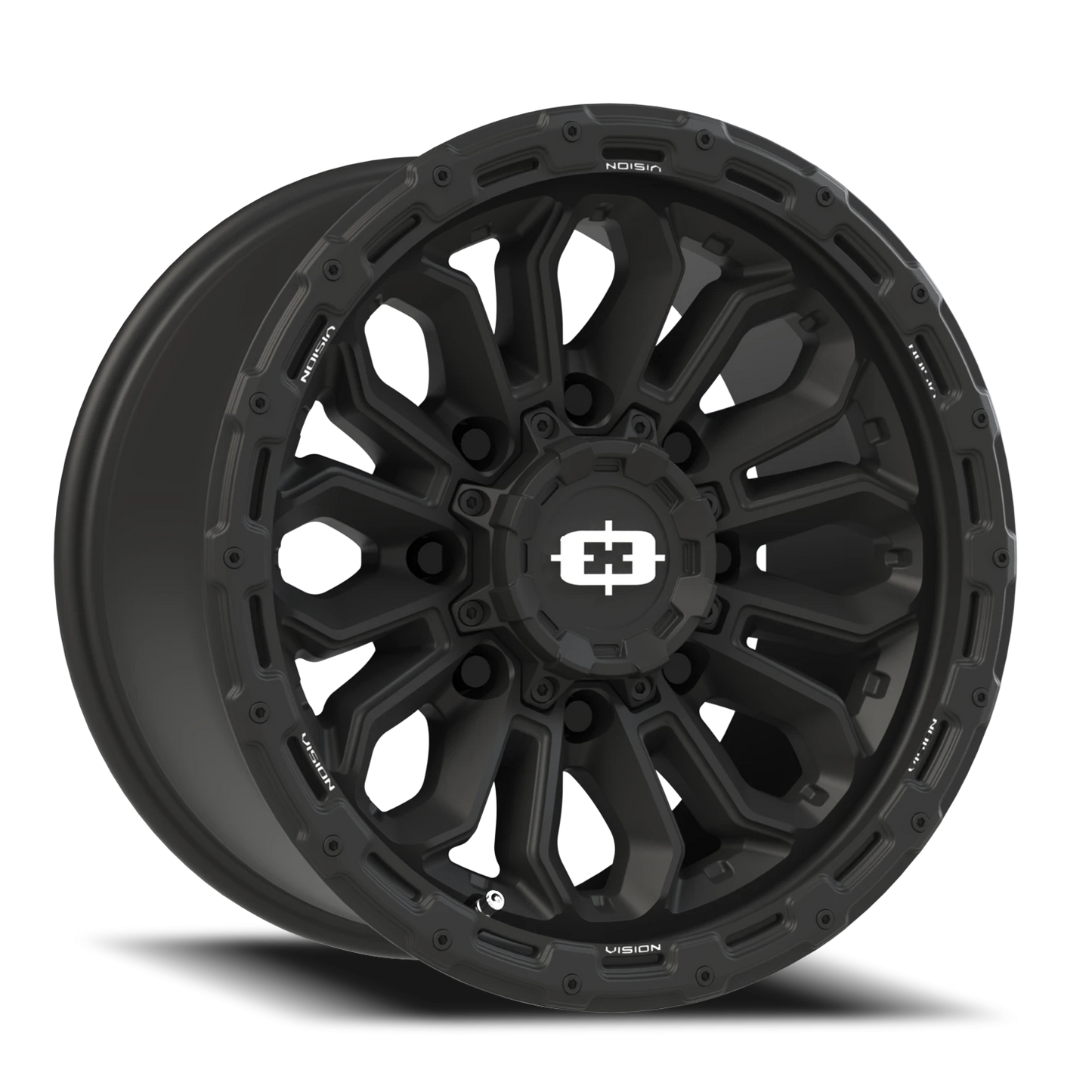 Vision Korupt 17X9 Satin Black Wheel