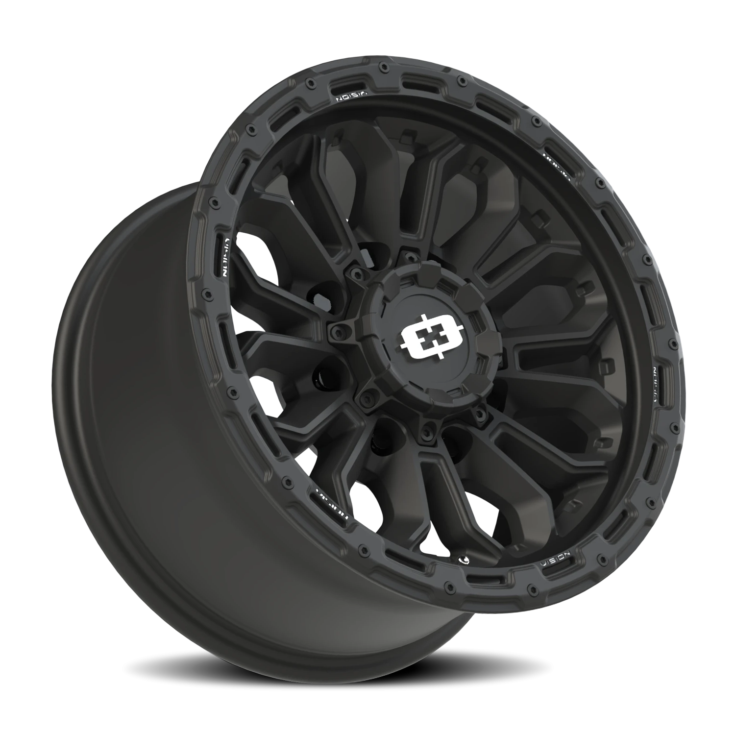 Vision Korupt 17X9 Satin Black Wheel