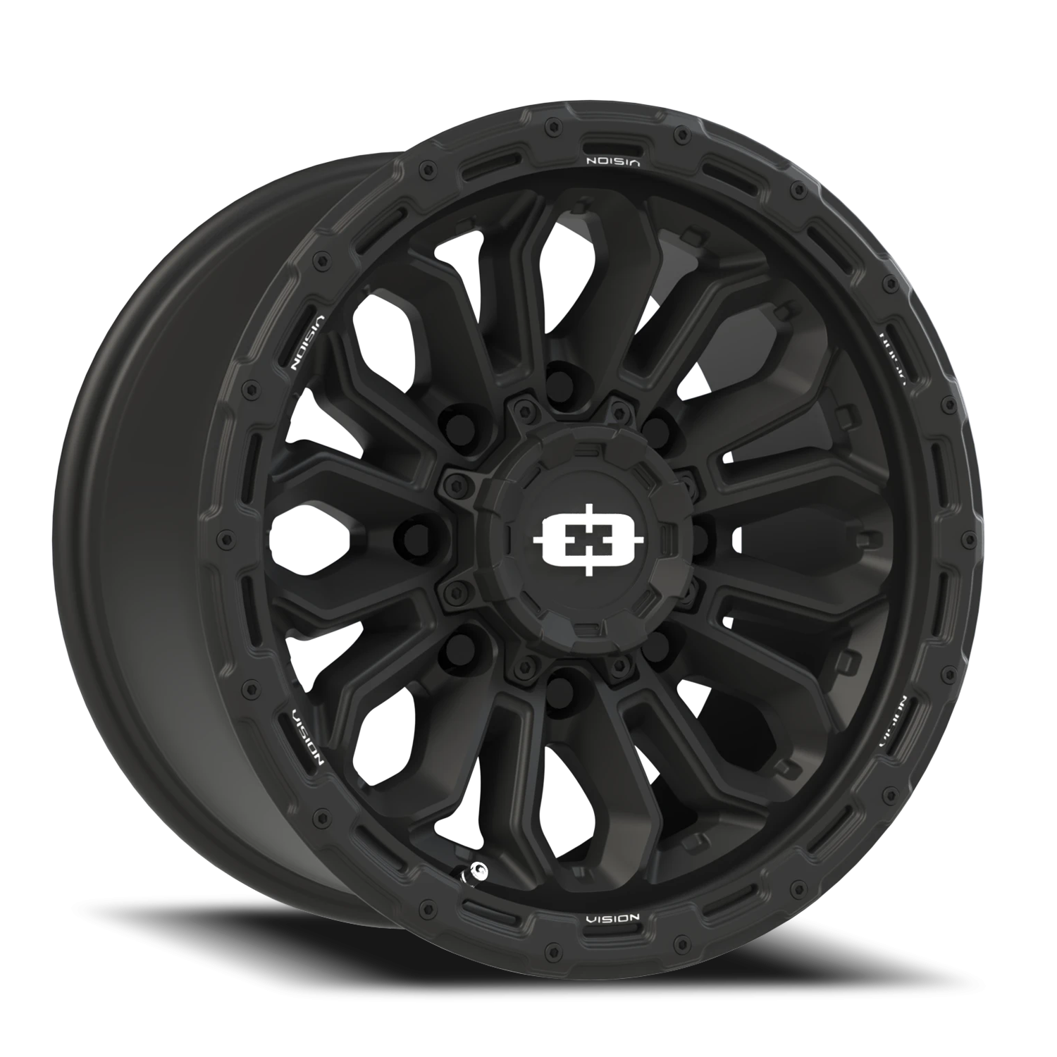 Vision Korupt 17X9 Satin Black Wheel