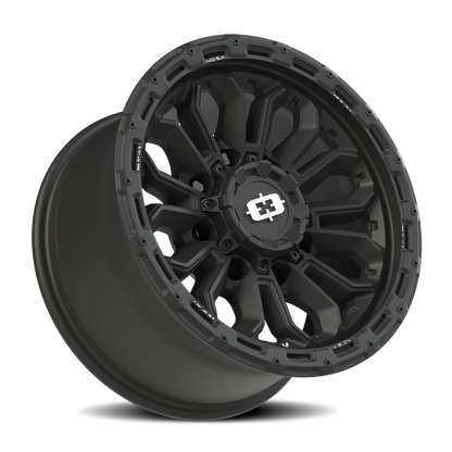 Vision Korupt 17X9 Satin Black Wheel
