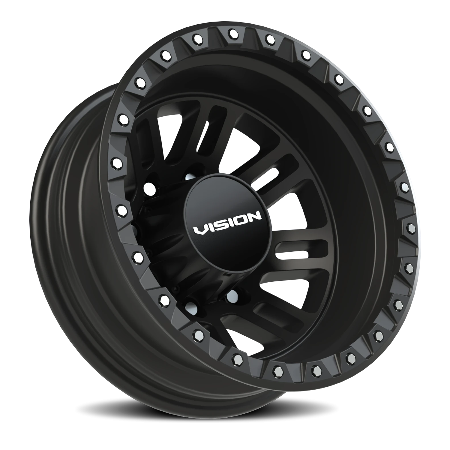 Vision Dual 16X6 Satin Black Wheel