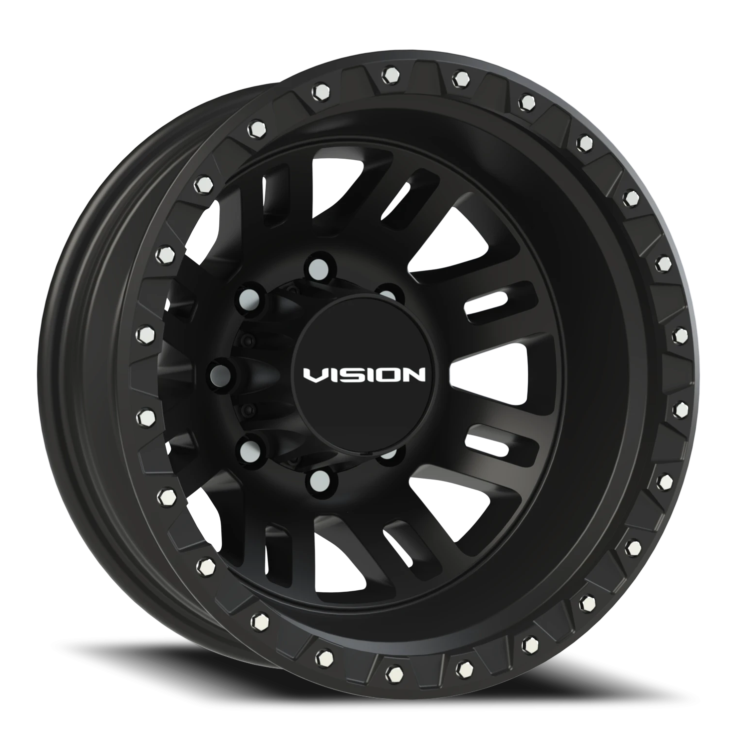 Vision Dual 17X6.5 Satin Black Wheel