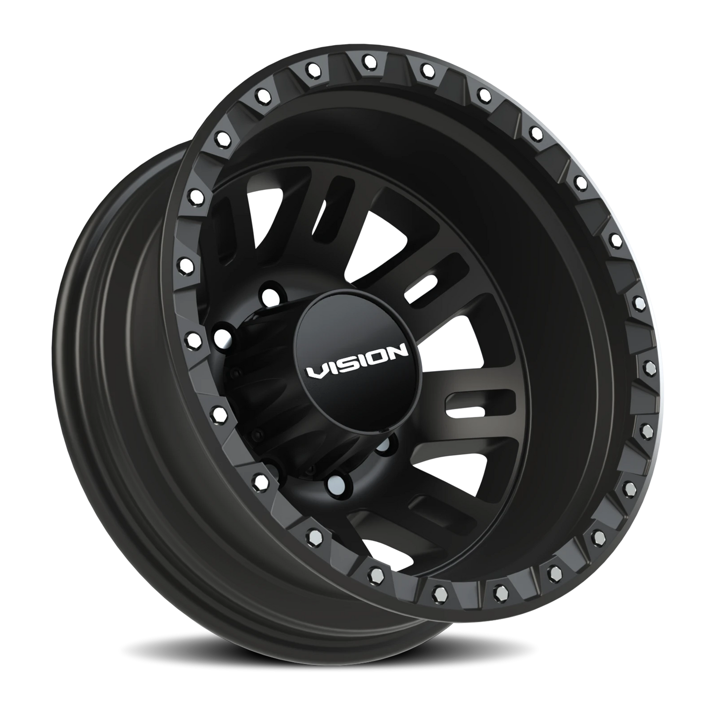 Vision Dual 17X6.5 Satin Black Wheel