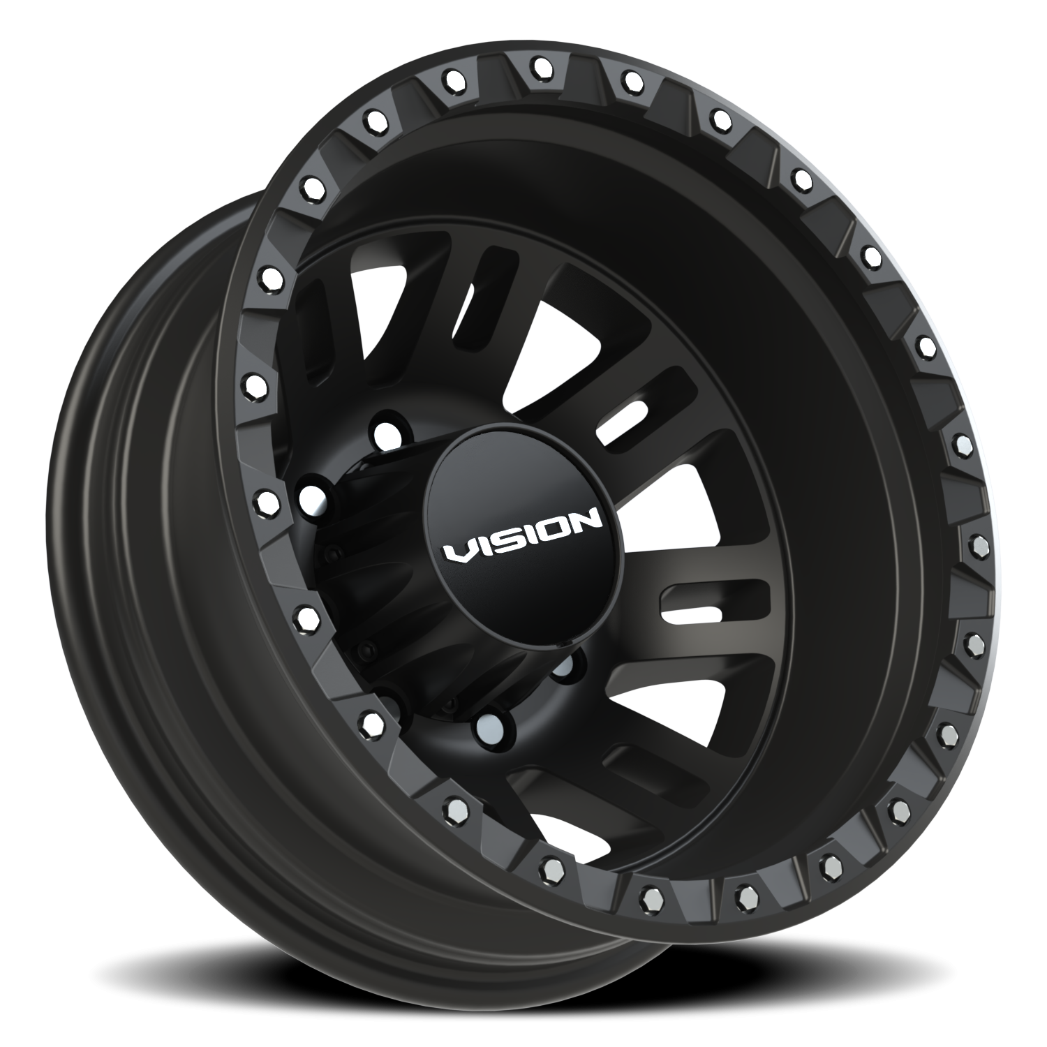 Vision MANX2 17X6.5 Satin Grey Wheel