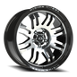 Vision Inferno 20X9.5 Gloss Black Machined Face Wheel