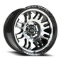 Vision Inferno 17X9.5 Gloss Black Machined Face Wheel