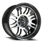 Vision Inferno 20X9.5 Gloss Black Machined Face Wheel