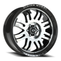 Vision Inferno 20X9 Gloss Black Machined Face Wheel