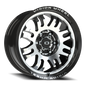 Vision Inferno 17X8.5 Gloss Black Machined Face Wheel