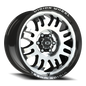 Vision Inferno 17X9 Gloss Black Machined Face Wheel