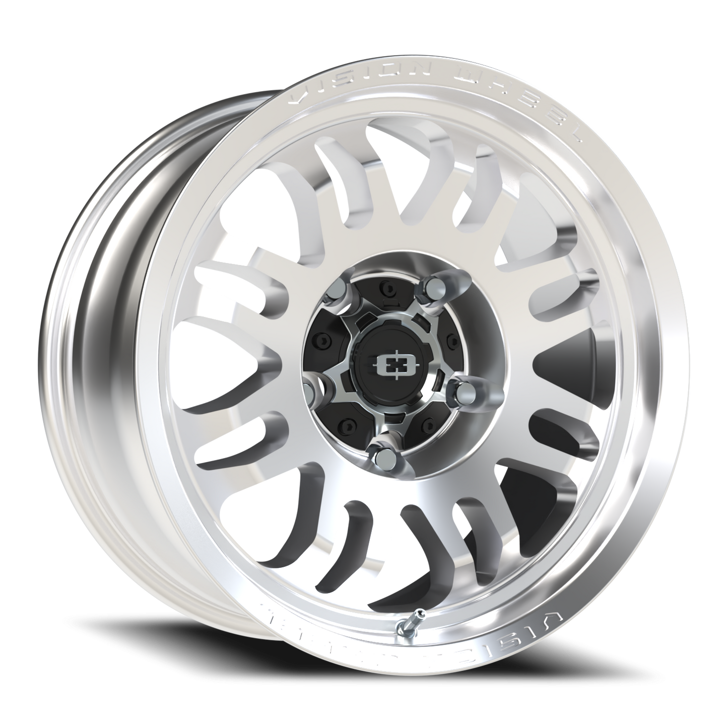 Vision Inferno 17X8.5 Milled Machine Face Wheel