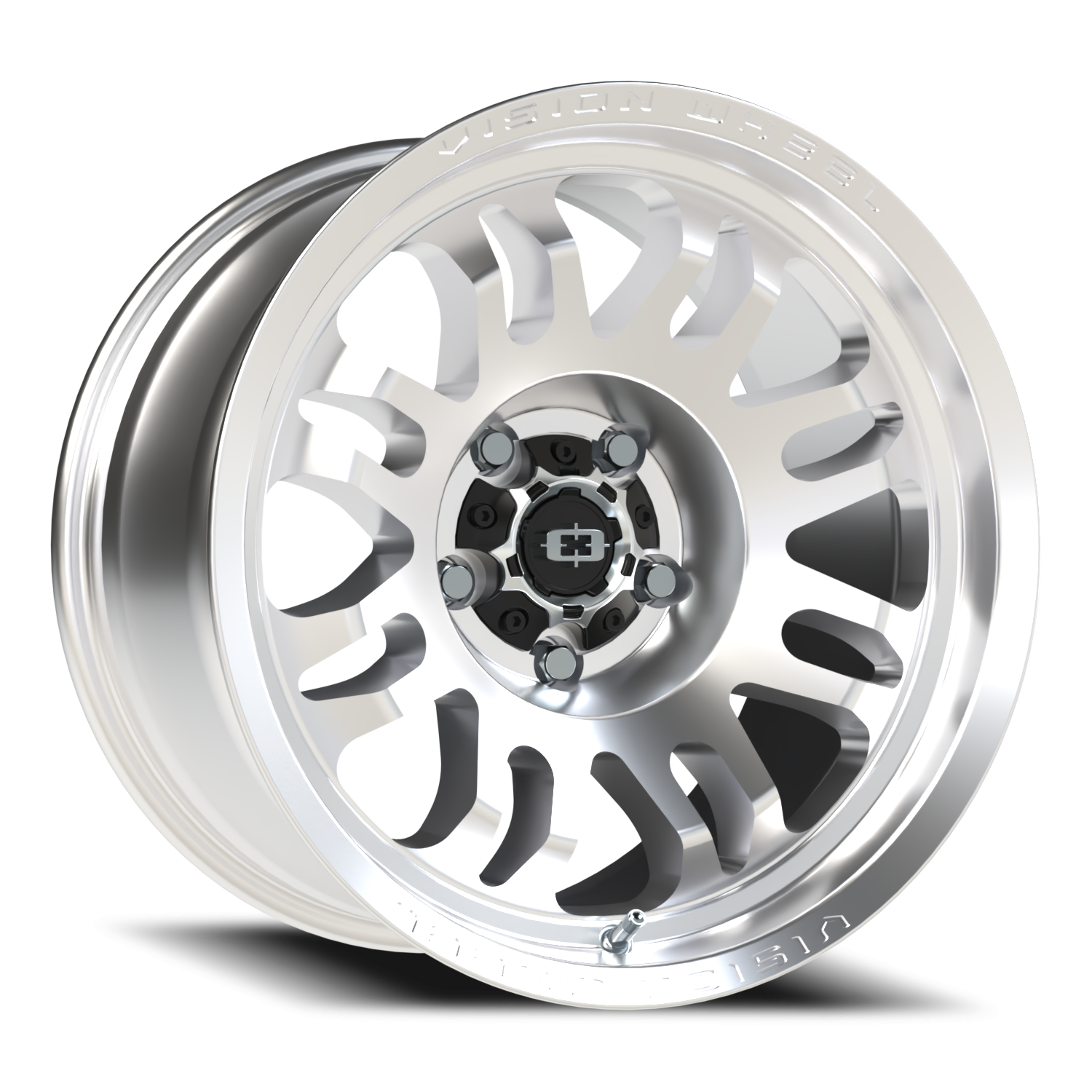 Vision Inferno 17X9.5 Milled Machine Face Wheel