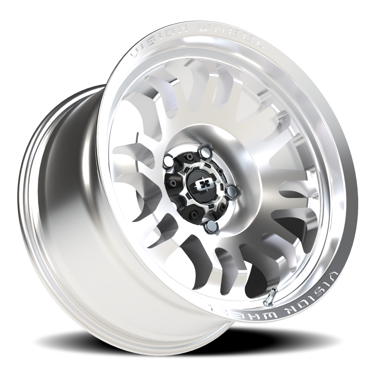 Vision Inferno 17X9.5 Milled Machine Face Wheel