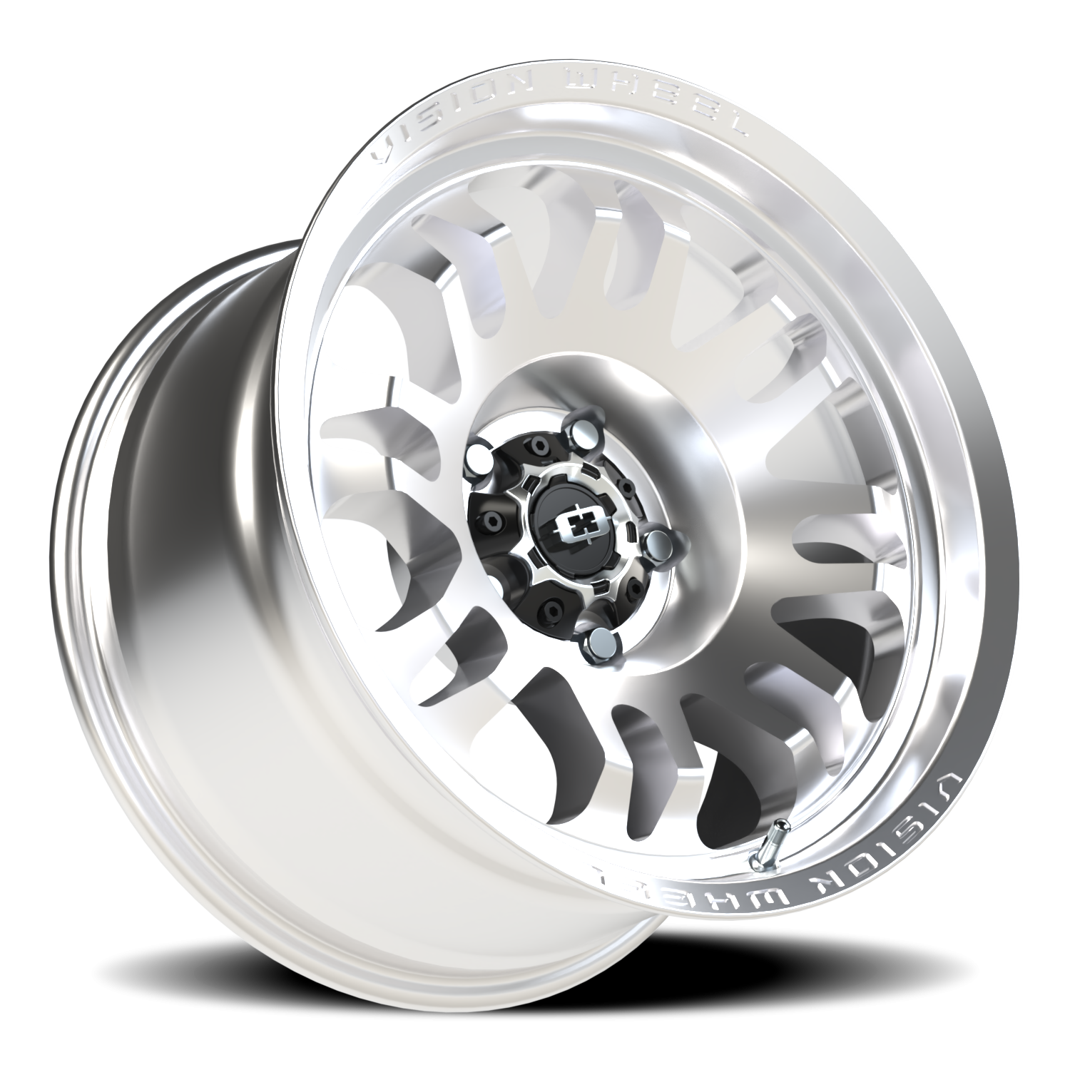 Vision Inferno 17X9.5 Milled Machine Face Wheel