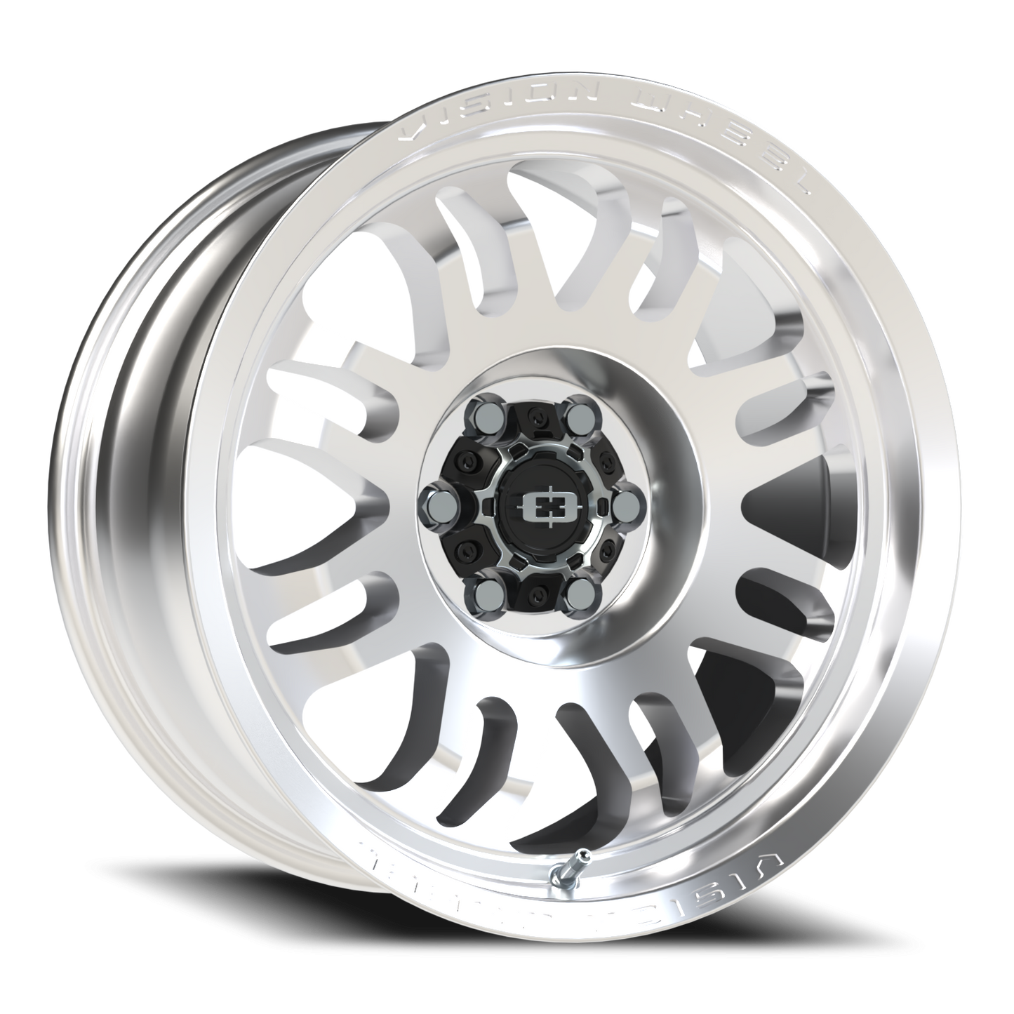 Vision Inferno 17X8.5 Milled Machine Face Wheel