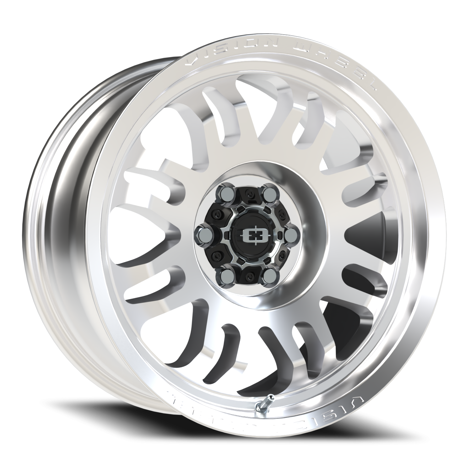 Vision Inferno 17X8.5 Milled Machine Face Wheel