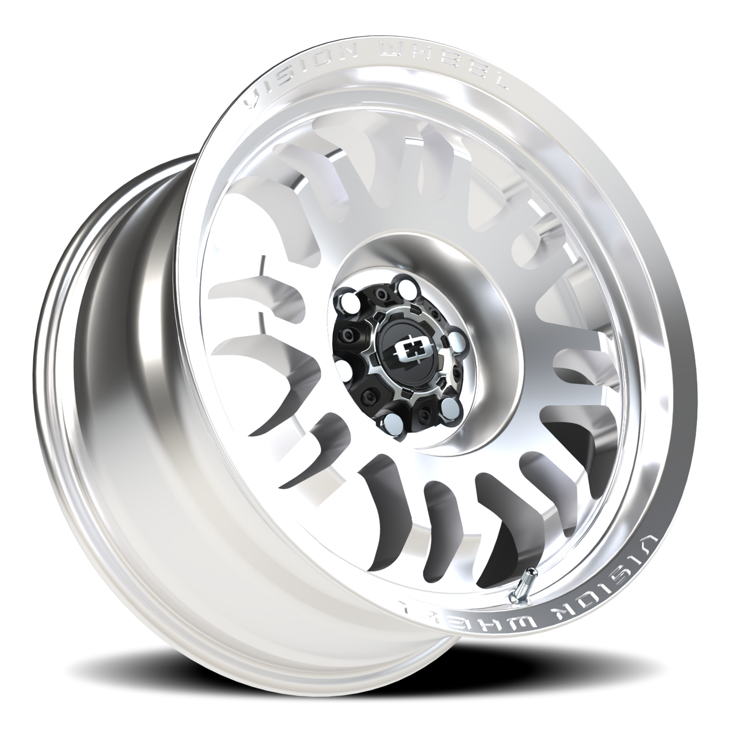 Vision Inferno 17X8.5 Milled Machine Face Wheel
