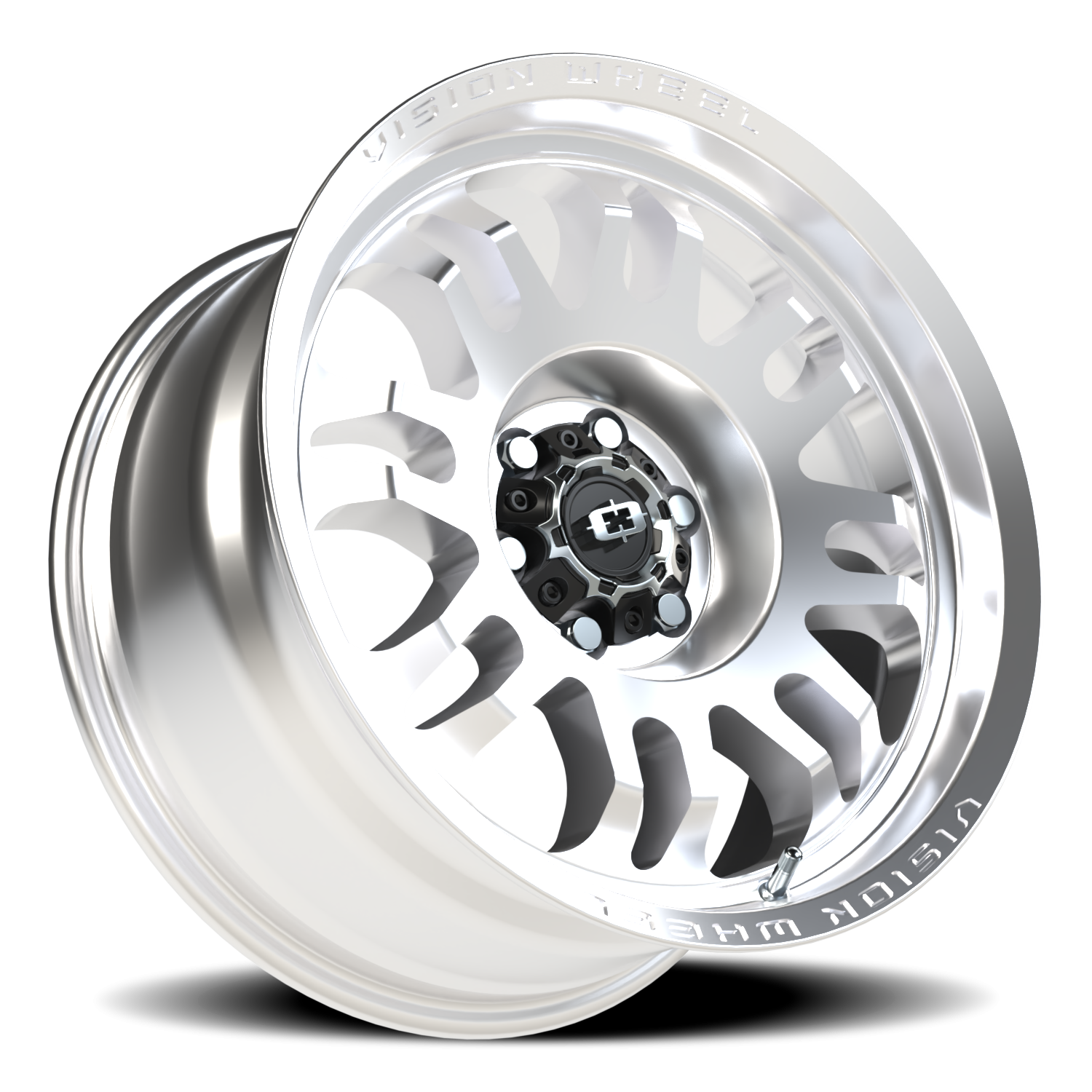 Vision Inferno 17X8.5 Milled Machine Face Wheel