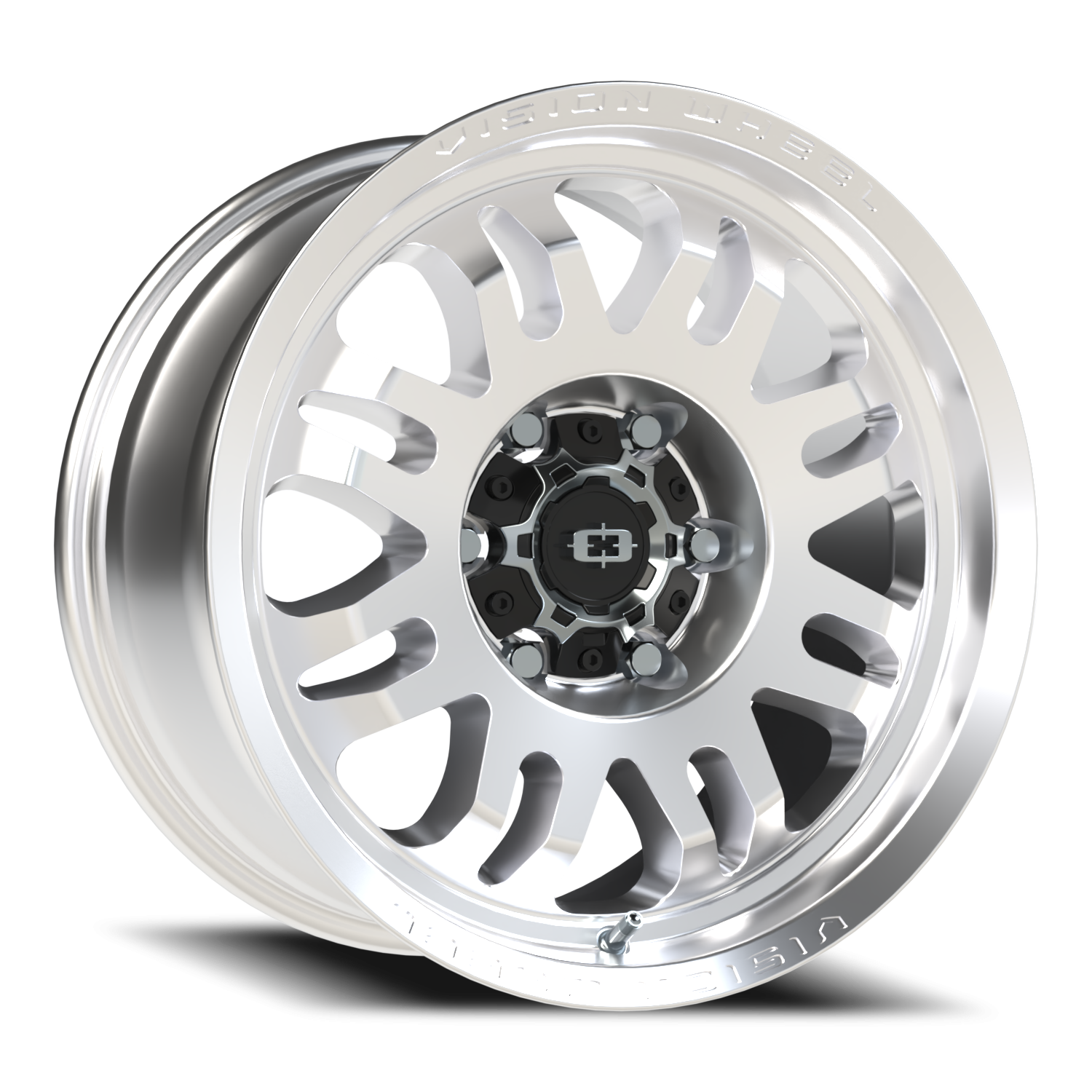 Vision Inferno 17X9 Milled Machine Face Wheel