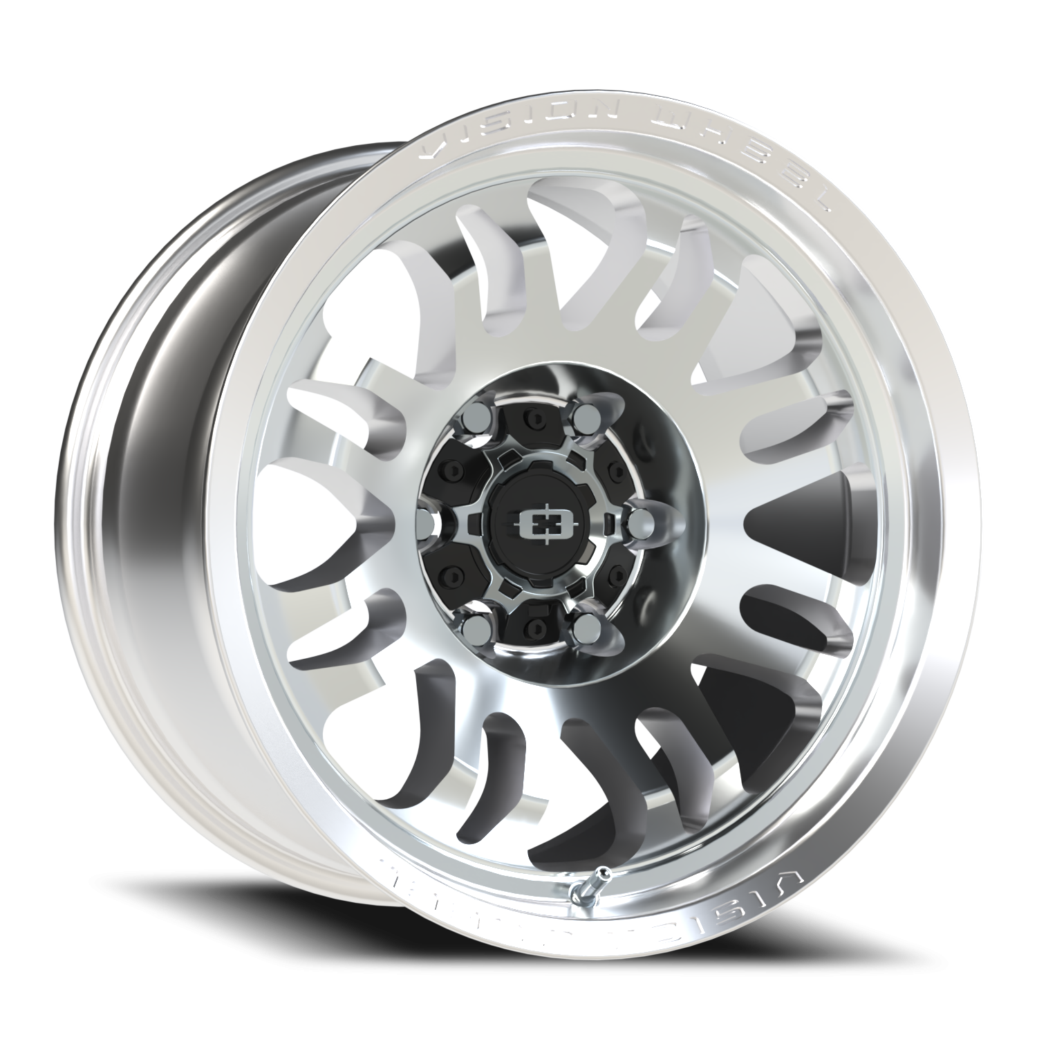 Vision Inferno 17X9.5 Milled Machine Face Wheel