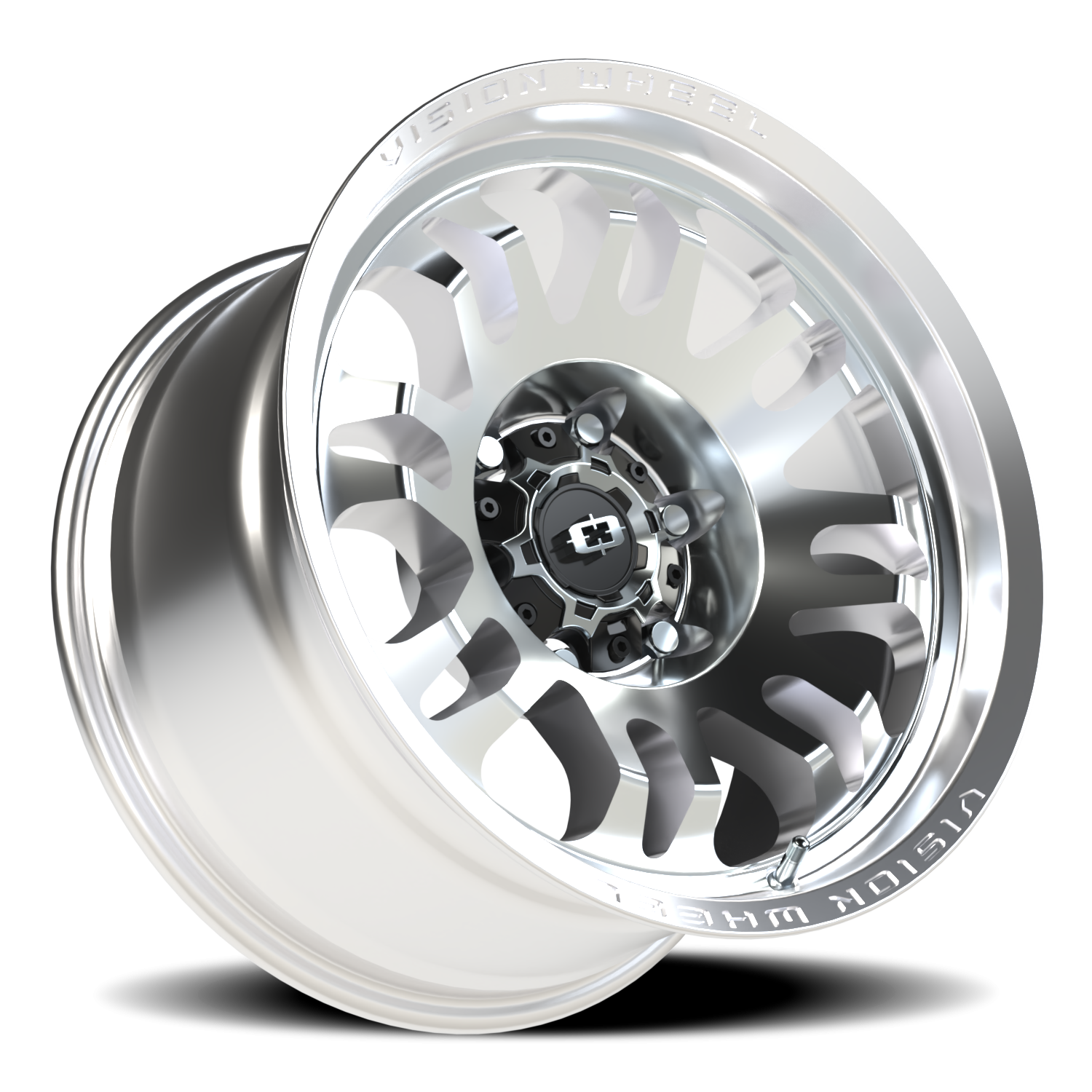 Vision Inferno 17X9.5 Milled Machine Face Wheel