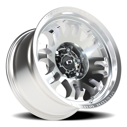 Vision Inferno 17X9.5 Milled Machine Face Wheel