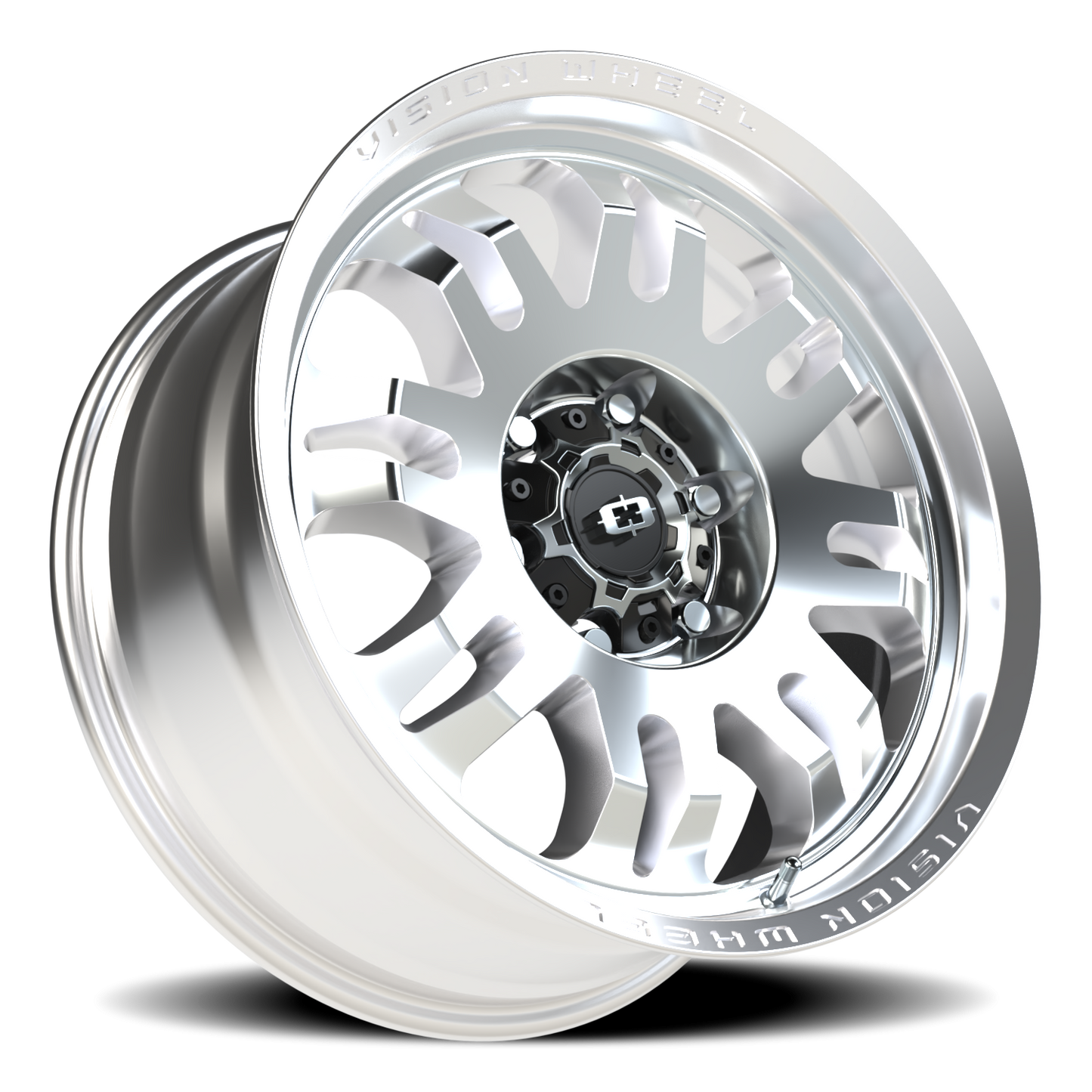 Vision Inferno 18X8.5 Milled Machine Face Wheel