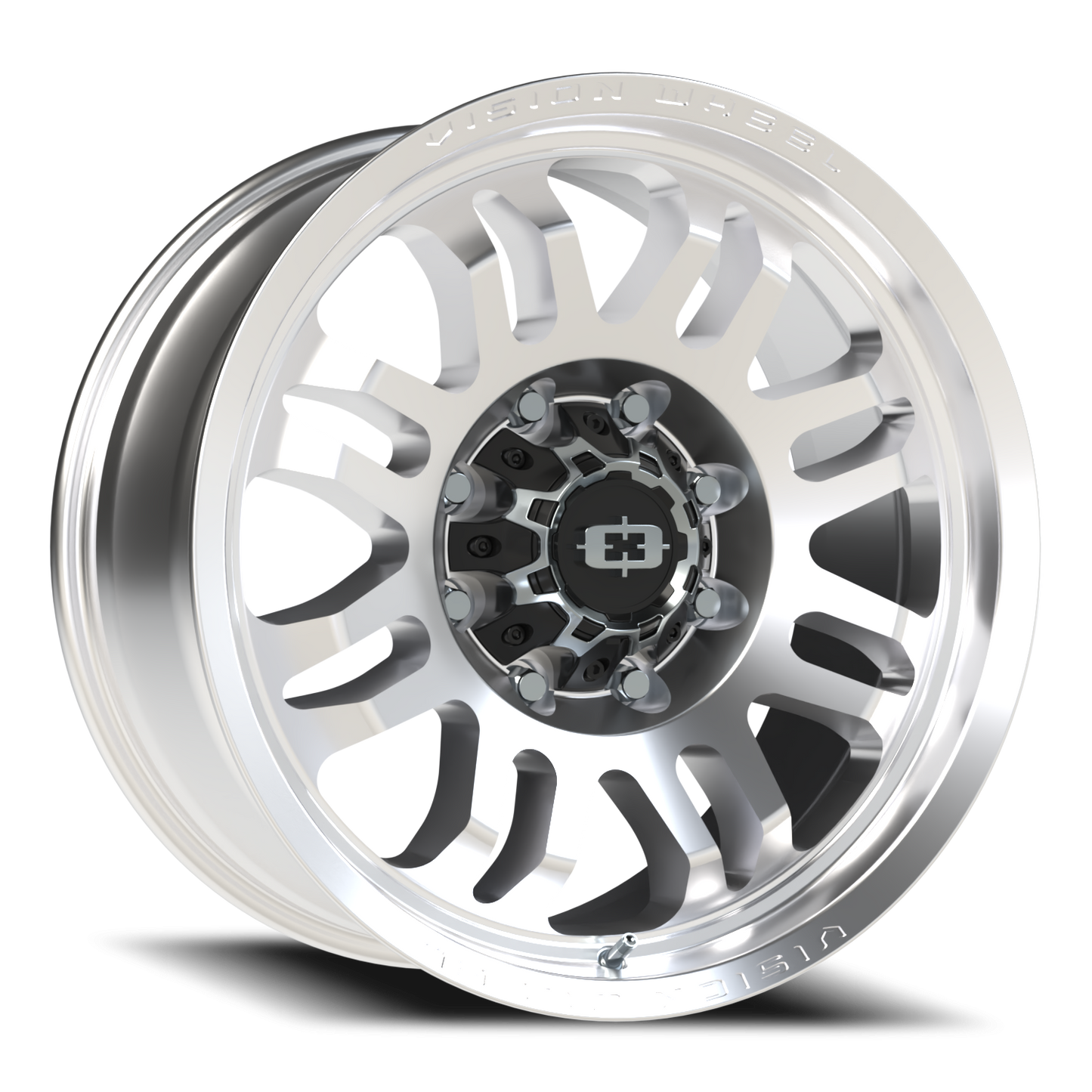 Vision Inferno 20X9.5 Milled Machine Face Wheel