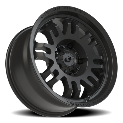Vision Inferno 17X8.5 Satin Black Wheel